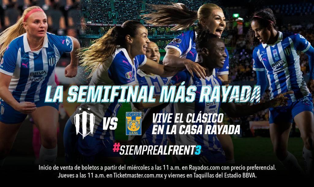 Inicia venta de boletos para la ida de Clásico Regio Femenil