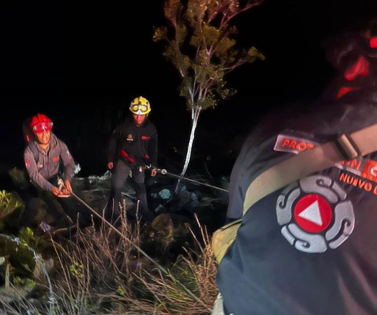 Cae tráiler a barranco