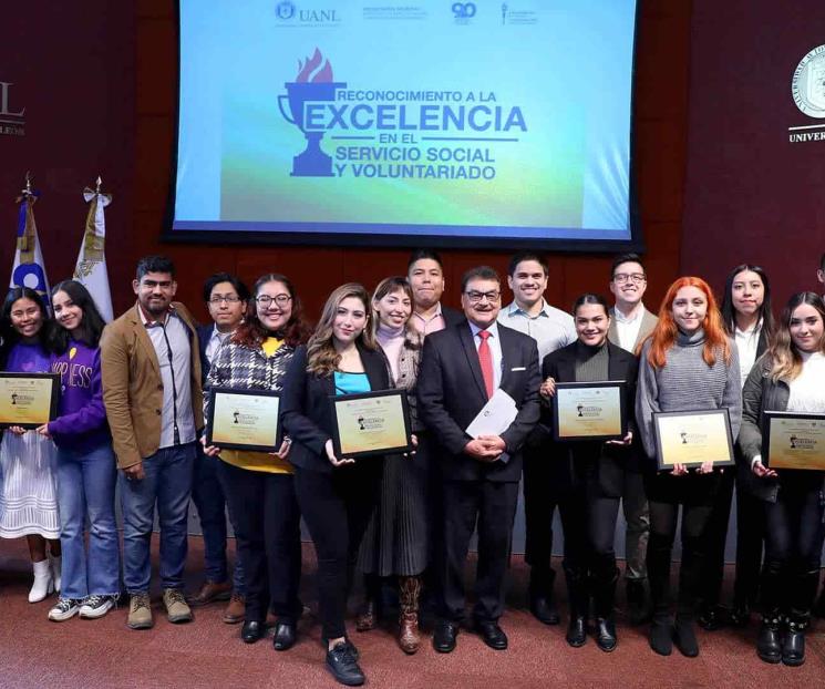 Proyectos de servicio social y voluntariado son reconocidos por UANL