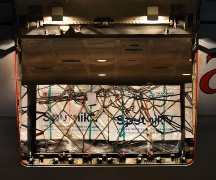 Llegan a México 600 mil dosis de Sputnik, vacuna antiCovid Llegan a México 600 mil dosis de Sputnik, vacuna antiCovid