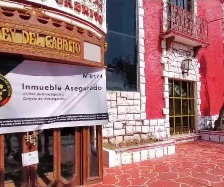 Aseguran dos restaurantes del Rey del Cabrito