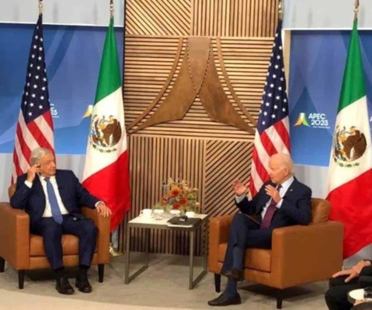 AMLO y Joe Biden sostienen encuentro bilateral en cumbre de APEC
