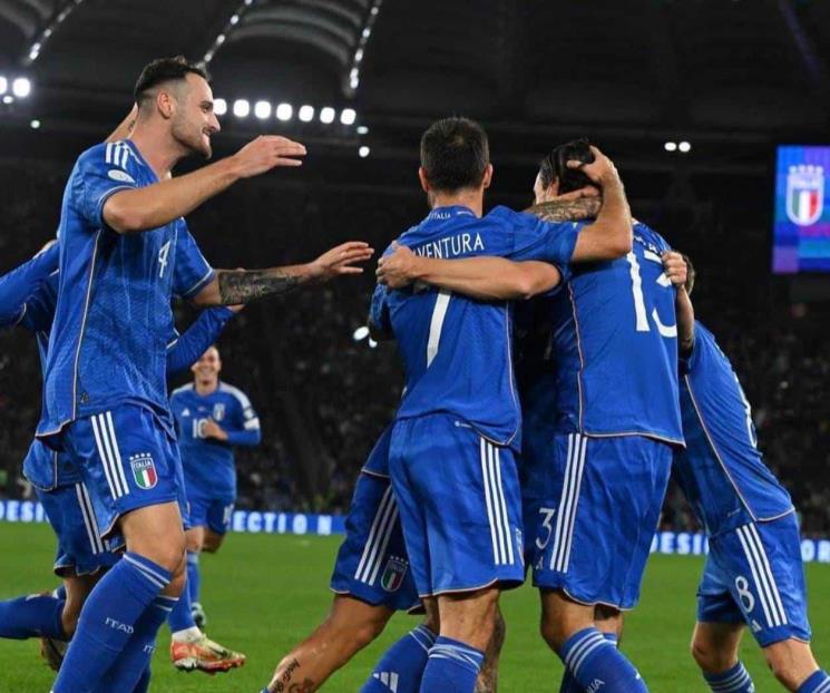 Italia supera a Macedonia del Norte y está muy cerca de la Euro 2024