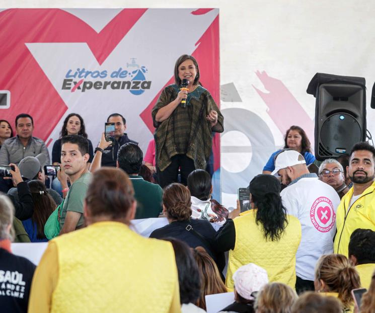 Lo que está en juego es la libertad: Xóchitl