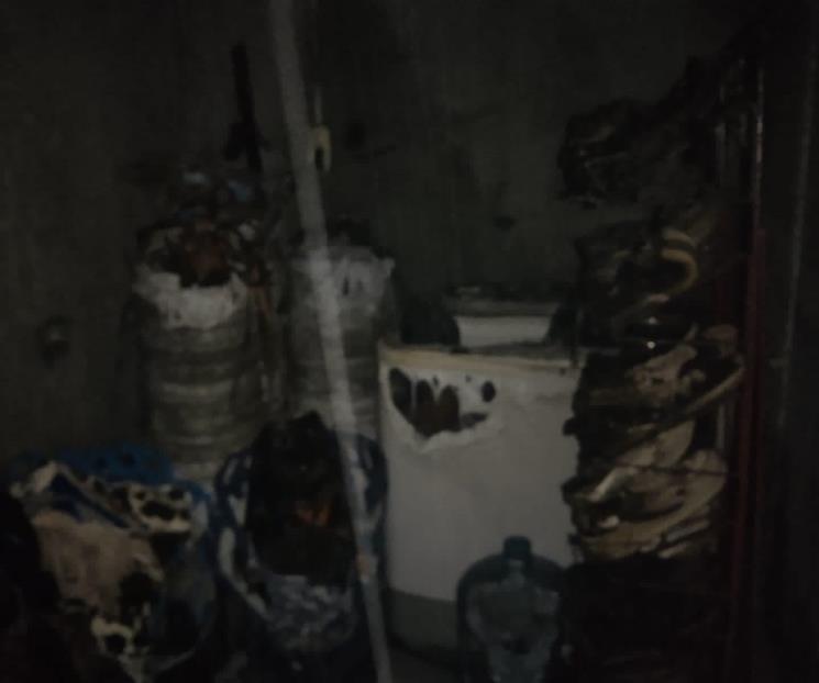 Familia resulta lesionada tras flamazo por fuga de gas