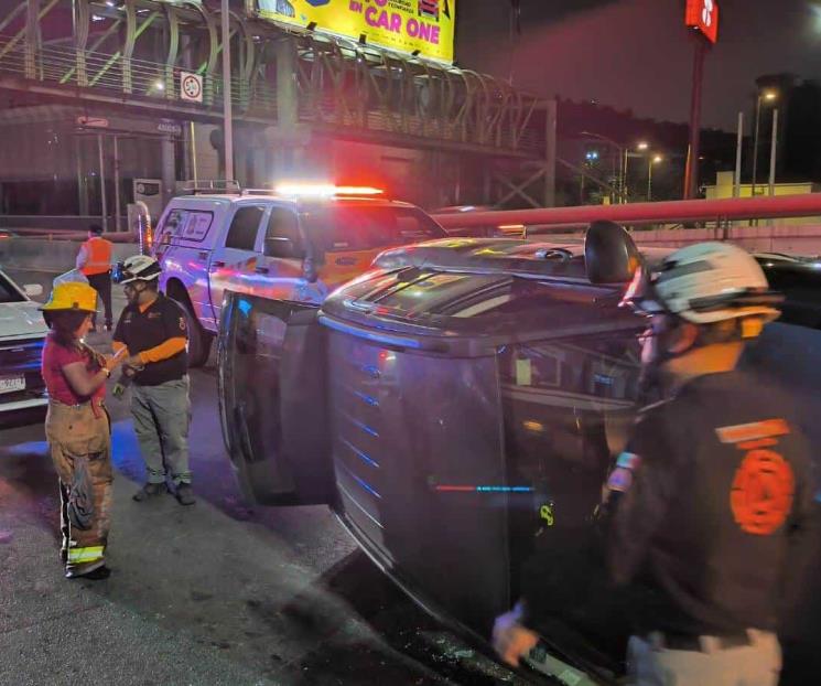 Vuelca Jeep en Gonzalitos y Constitución