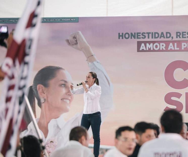 Sheinbaum, pide acompañamiento para darle continuidad a la 4T