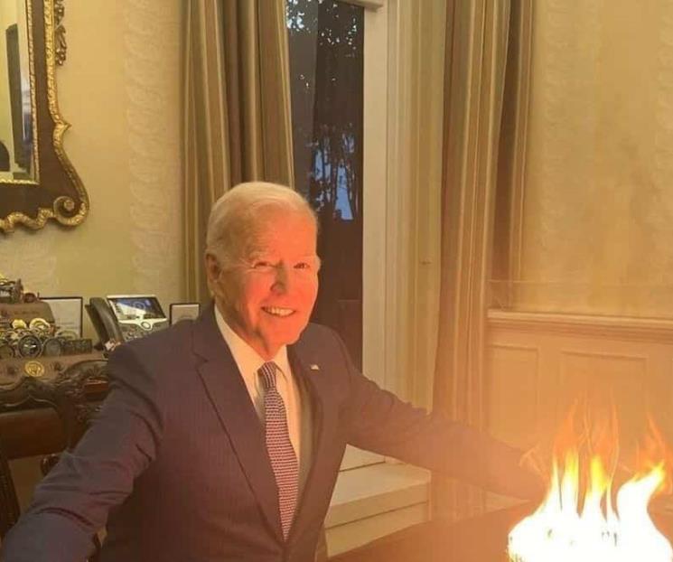 Llueven bromas a Biden por su pastel de cumpleaños Llueven bromas a Biden por su pastel de cumpleaños