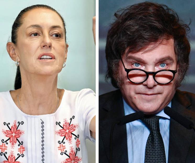 Ideas de Milei, regresa al neoliberalismo extremo: Sheinbaum