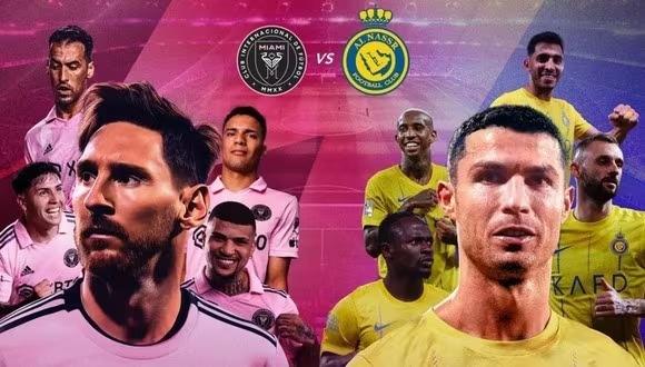 Se enfrentarán Messi y CR7 en 2024, sería su último encuentro