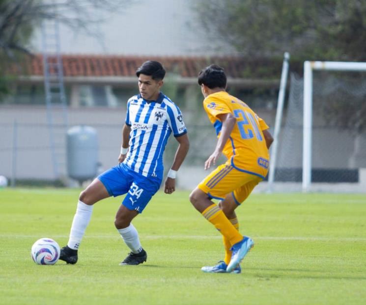Rayados Sub-18 vencen a Tigres en semifinal de ida 