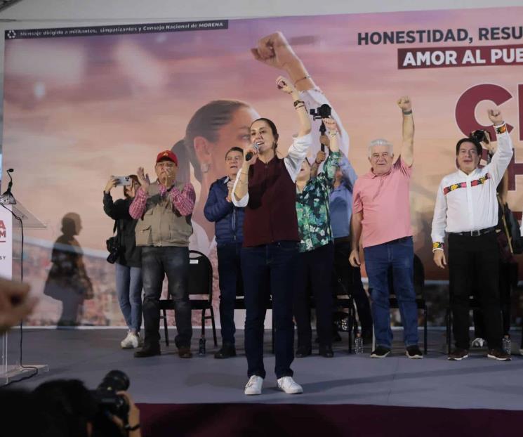 Dos proyectos estarán en juego en 2024: Sheinbaum Dos proyectos estarán en juego en 2024: Sheinbaum