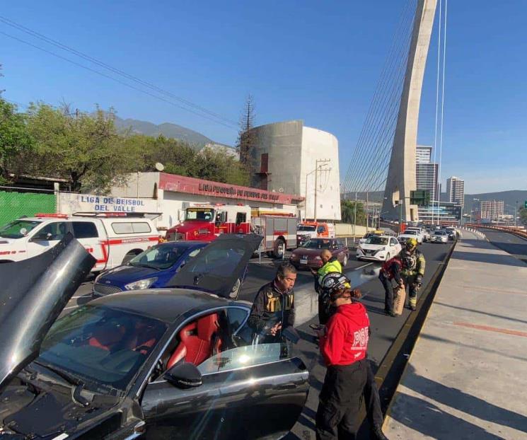 Alarma incendio en vehículo