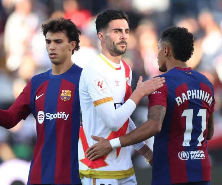 Empata Barcelona con Rayo Vallecano
