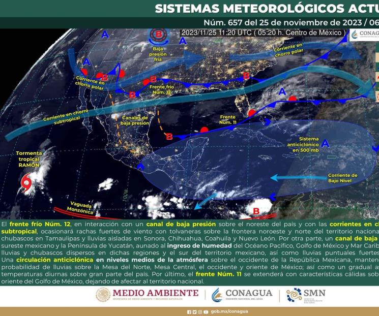 Se forma tormenta tropical Ramón en el Océano Pacífico