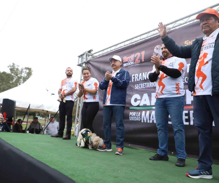 Celebra Sección 21 la ‘Carrera por la Unidad Magisterial’
