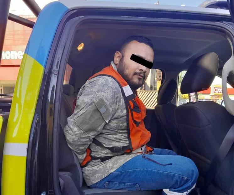 Maneja tráiler robado