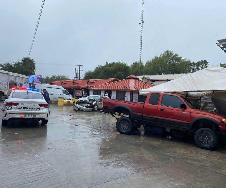 Choque en la Carretera Nacional deja una mujer herida