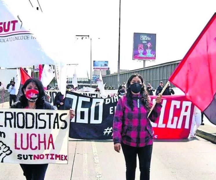 Sindicato de Notimex amaga con continuar huelga Sindicato de Notimex amaga con continuar huelga