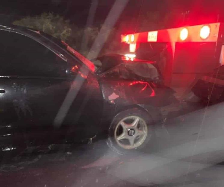 Accidente en Hualahuises deja una mujer herida
