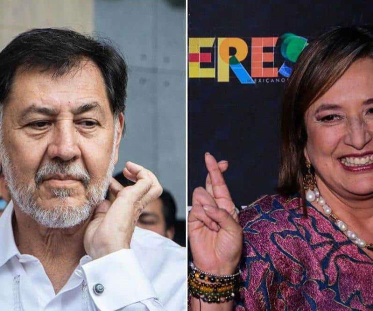 Noroña acusa que Xóchitl Gálvez de quererle piratear su campaña