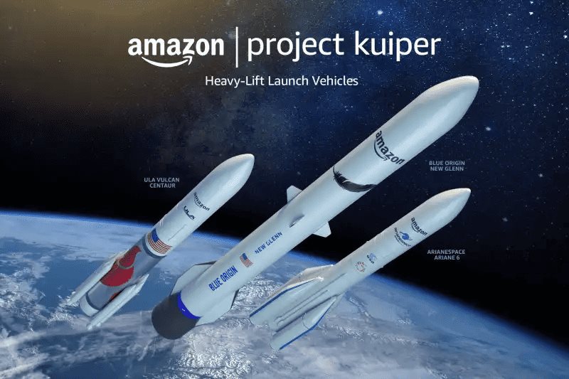 Amazon recurre a SpaceX, rival de Blue Origin, para llevar satélites Amazon recurre a SpaceX, rival de Blue Origin, para llevar satélites