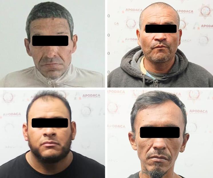 Capturan en Apodaca a cinco prófugos de la justicia Capturan en Apodaca a cinco prófugos de la justicia