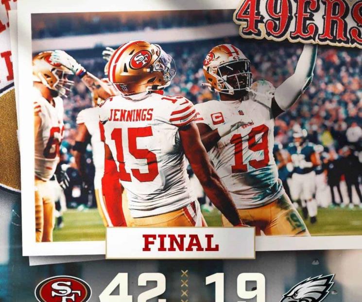 San Francisco le mete una paliza a Filadelfia en la NFL
