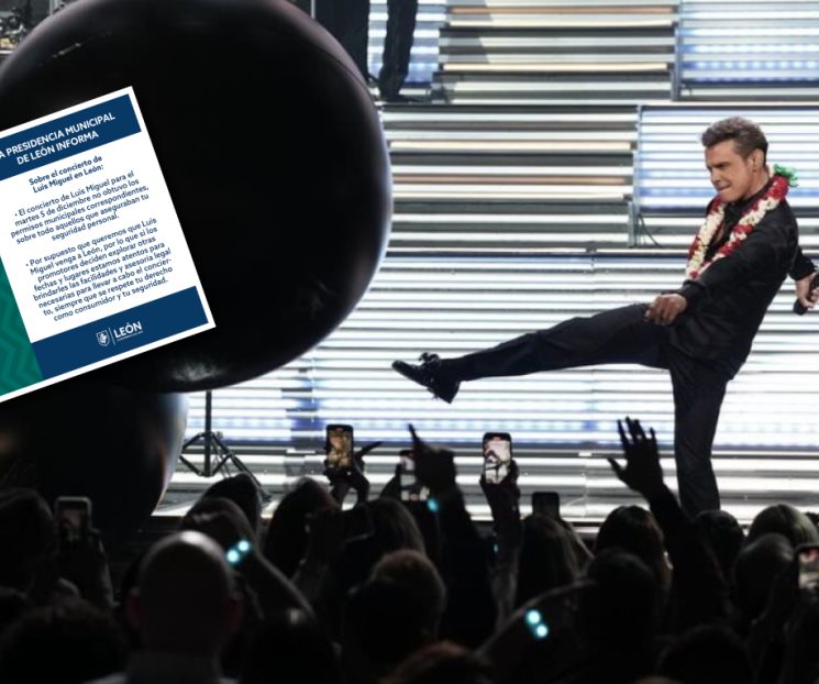 Luis Miguel no se podrá presentar hoy en León