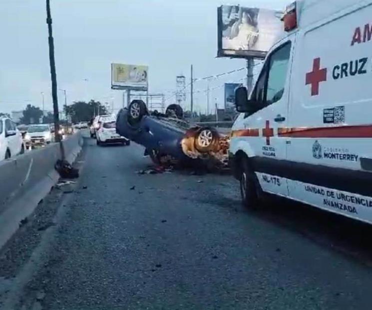 Accidente en Miguel Alemán deja un herido