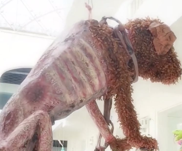 Piñata de un perro maltratado conmociona las redes Piñata de un perro maltratado conmociona las redes