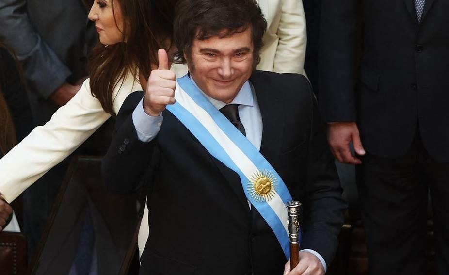 Javier Milei jura como presidente de Argentina Javier Milei jura como presidente de Argentina