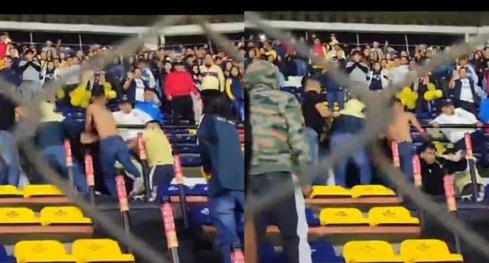 Otra riña entre aficionados del América Otra riña entre aficionados del América