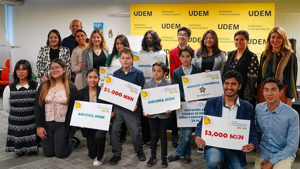 Premian iniciativas de emprendimiento social de niños y jóvenes