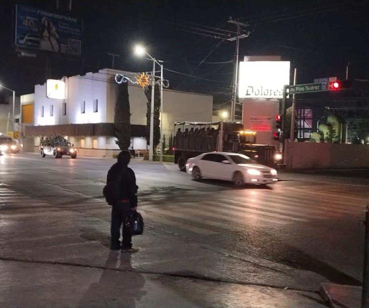 Arriba segundo convoy de la Sedena a Monterrey