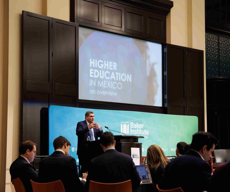 Rector Tec habla en Rice University sobre claves para México-EUA