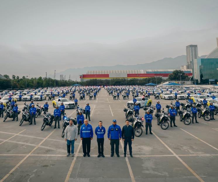 Entregan en Monterrey 287 nuevas patrullas