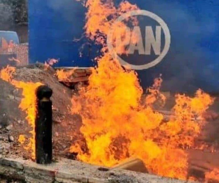 Deja explosión a un trabajador lesionado Deja explosión a un trabajador lesionado