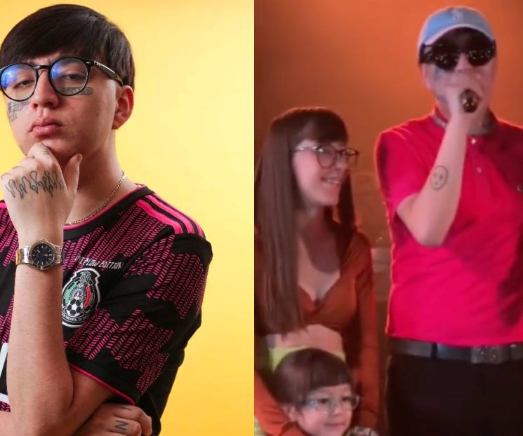 Dani Flow se niega a besar a su esposa y novia frente a su hija