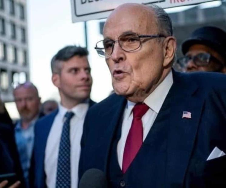 Giuliani pagará 148 mdd por difamar a 2 trabajadoras electorales