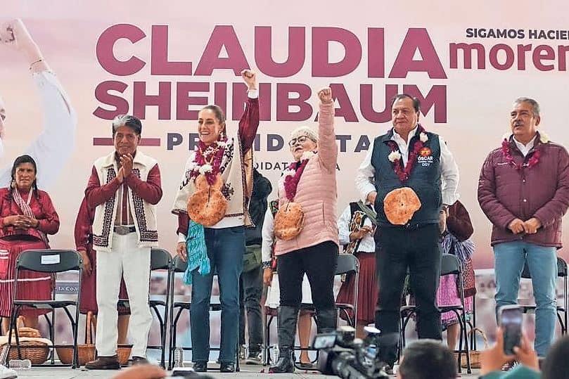 Sheinbaum celebra inauguración del Tren Maya Sheinbaum celebra inauguración del Tren Maya