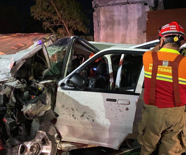 Estrellamiento deja un muerto y cuatro lesionados