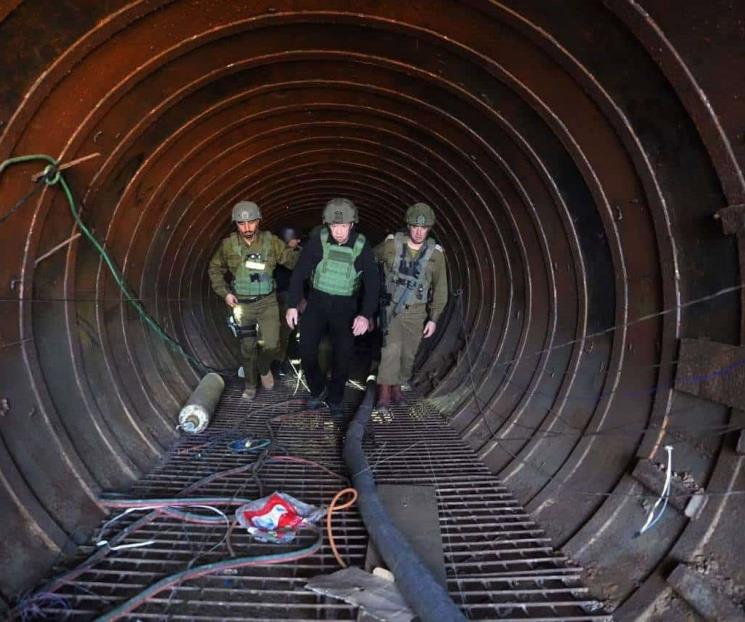Ejército de Israel descubre enorme túnel de Hamás en Gaza Ejército de Israel descubre enorme túnel de Hamás en Gaza