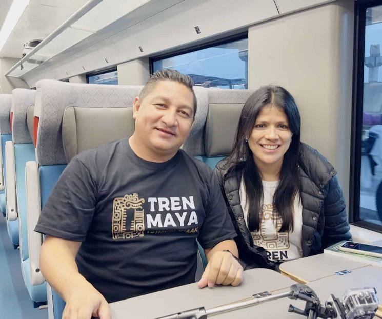 Arranca primer viaje turístico del Tren Maya