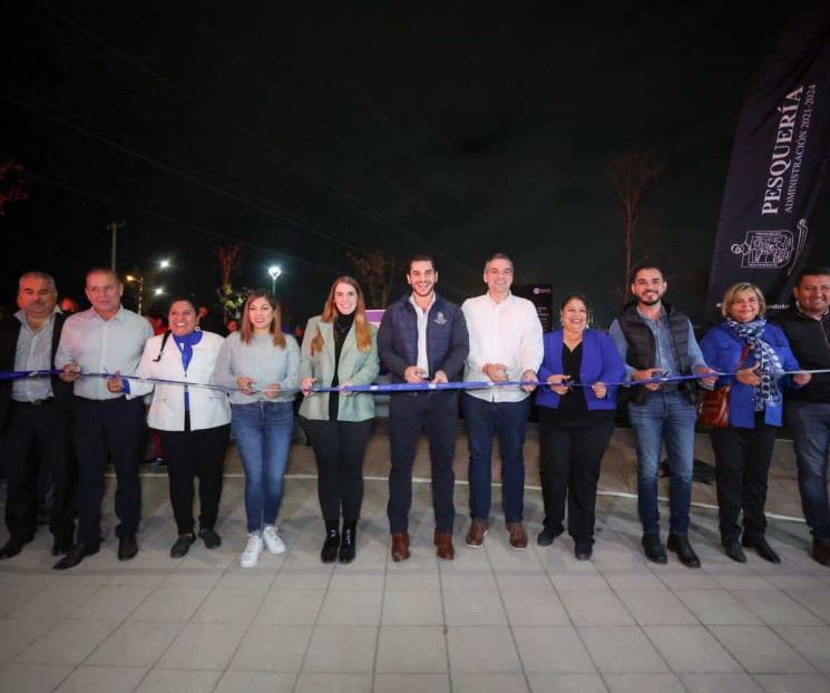 Inauguran en Pesquería el parque ‘Líder’