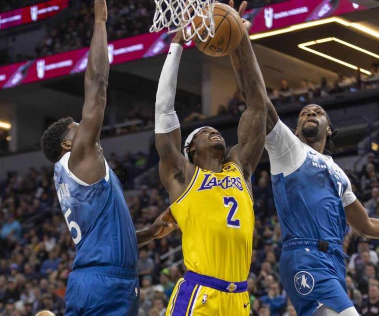 Propinan Wolves cuarta derrota a Lakers