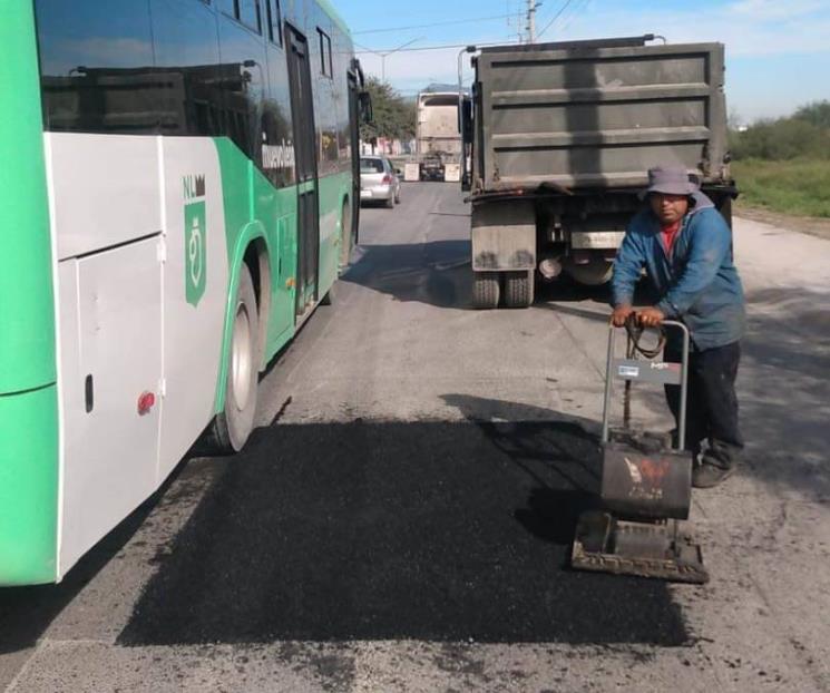 Refuerzan en Escobedo el programa de bacheo