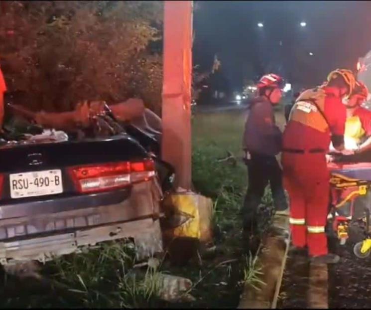 Accidente en Santiago deja un muerto y 4 heridos