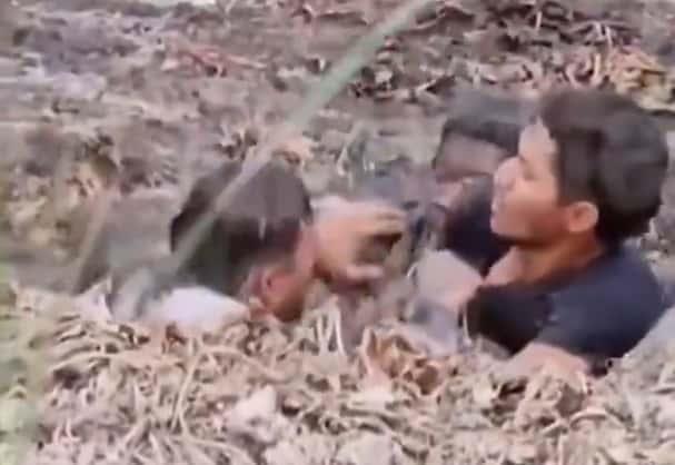 Buscan a migrantes que captaron ahogándose en Río Bravo