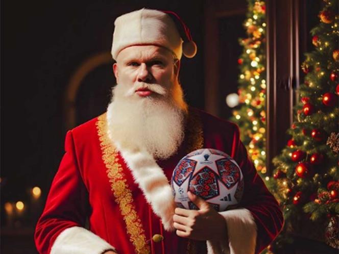 Haaland se ‘disfraza’ de Papá Noel